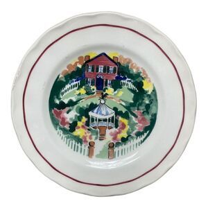 IVY HILL Vintage  "Welcome Home" English Earthenware Plate -1995 - 8"